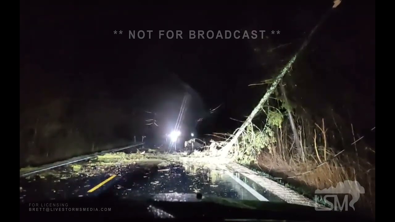 03-14-2024 Ostrander OH - Chase Operations - Tornado Incident - Tree Damage