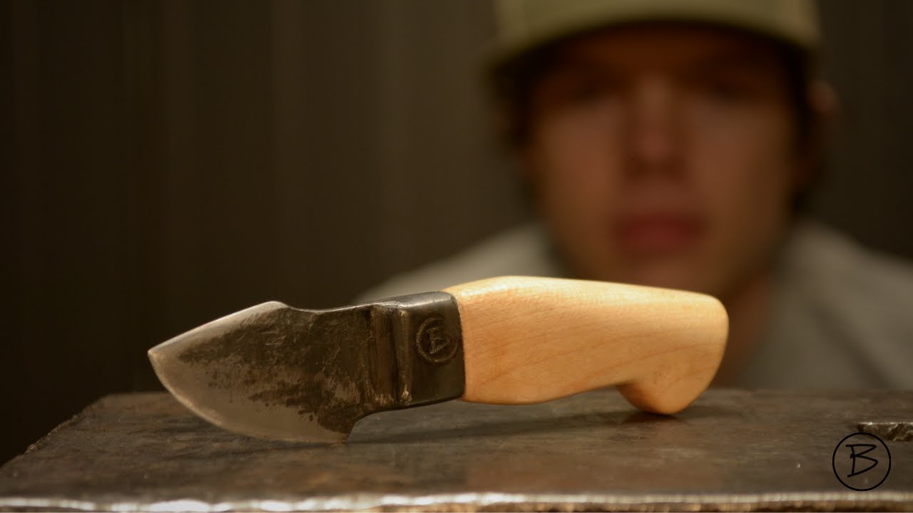 Making a Mini Integral Knife by Hand
