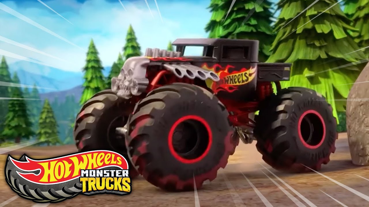 Bash and Smash Time for the  Hot Wheels Monster Trucks! 1 HR