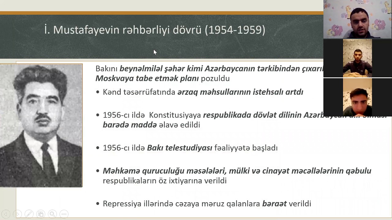 II Dünya müharibəsindən sonra Azərbaycan SSR. Güvənnəşriyyatın elektron vəsaiti əsasında.