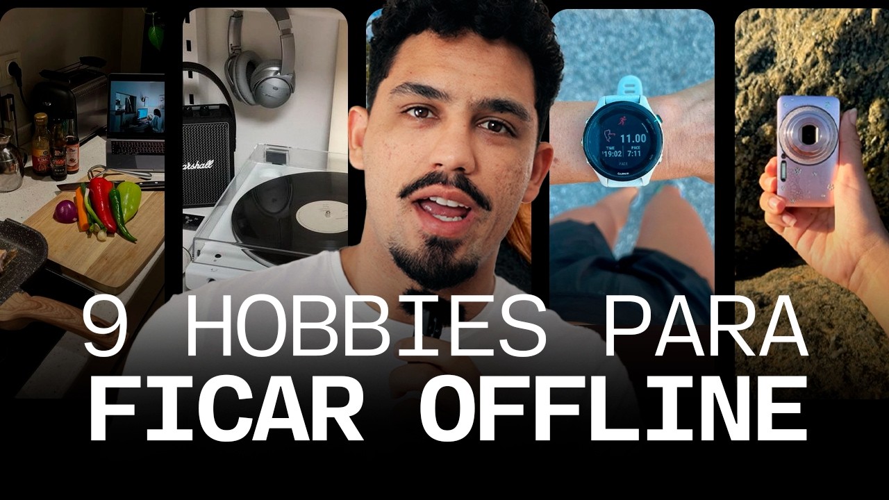 9 HOBBIES para você SAIR DAS REDES SOCIAIS 📵