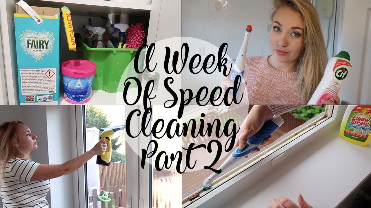 PART 2 A WEEK OF MRS HINCH SPEED CLEANING - THE FORGOTTEN JOBS - ELBOW GREASE, CIF - LOTTE ROACH