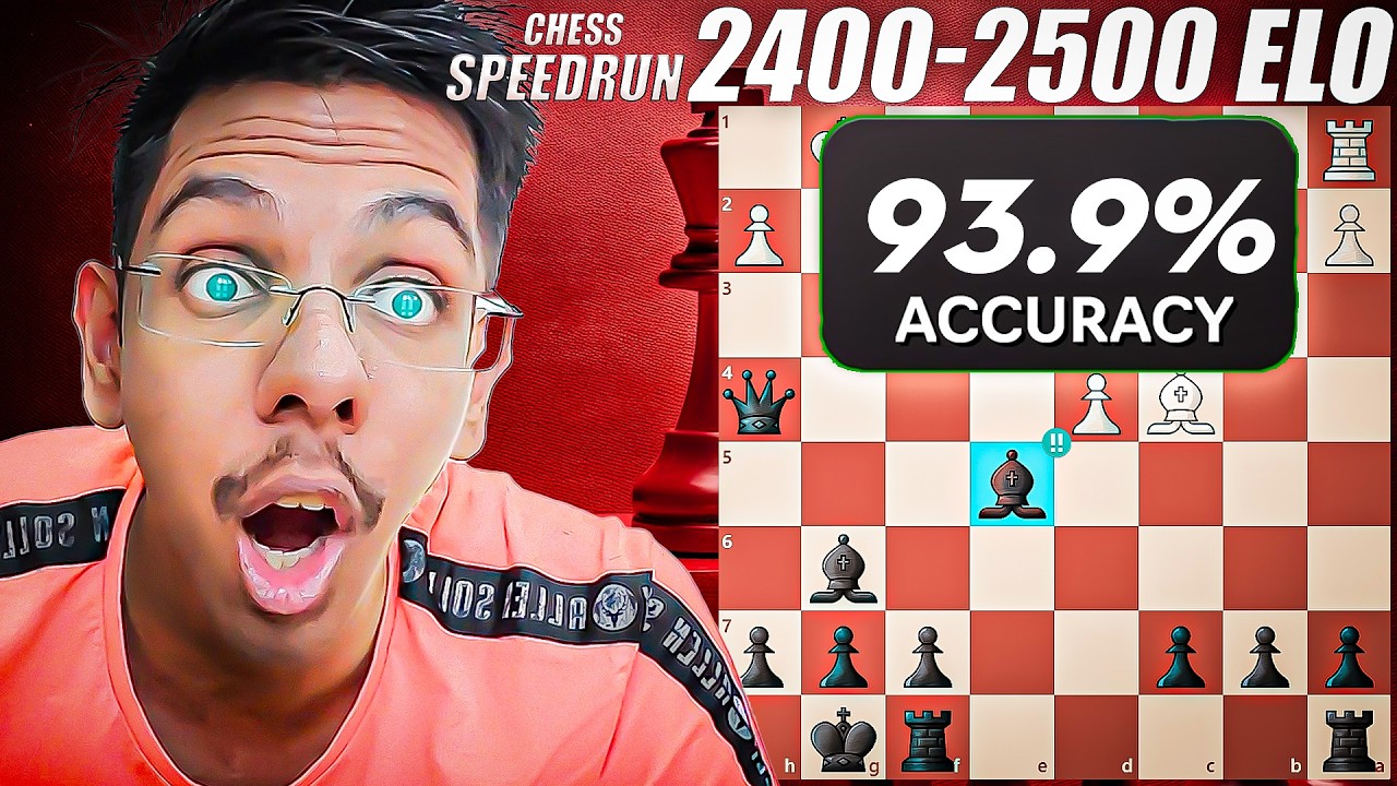 I crushed a Chess Master with 93.9% Accuracy | Chess Rating Climb 2400 to 2500 ELO