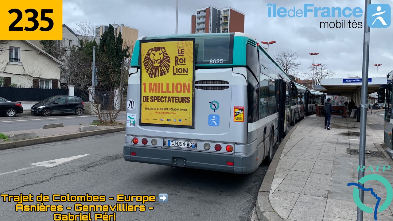 🚍BUS 235 (RATP) : Trajet à bord d’un Citelis 12 STIF Nº8625 (Toute la ligne en Trajet Complet)