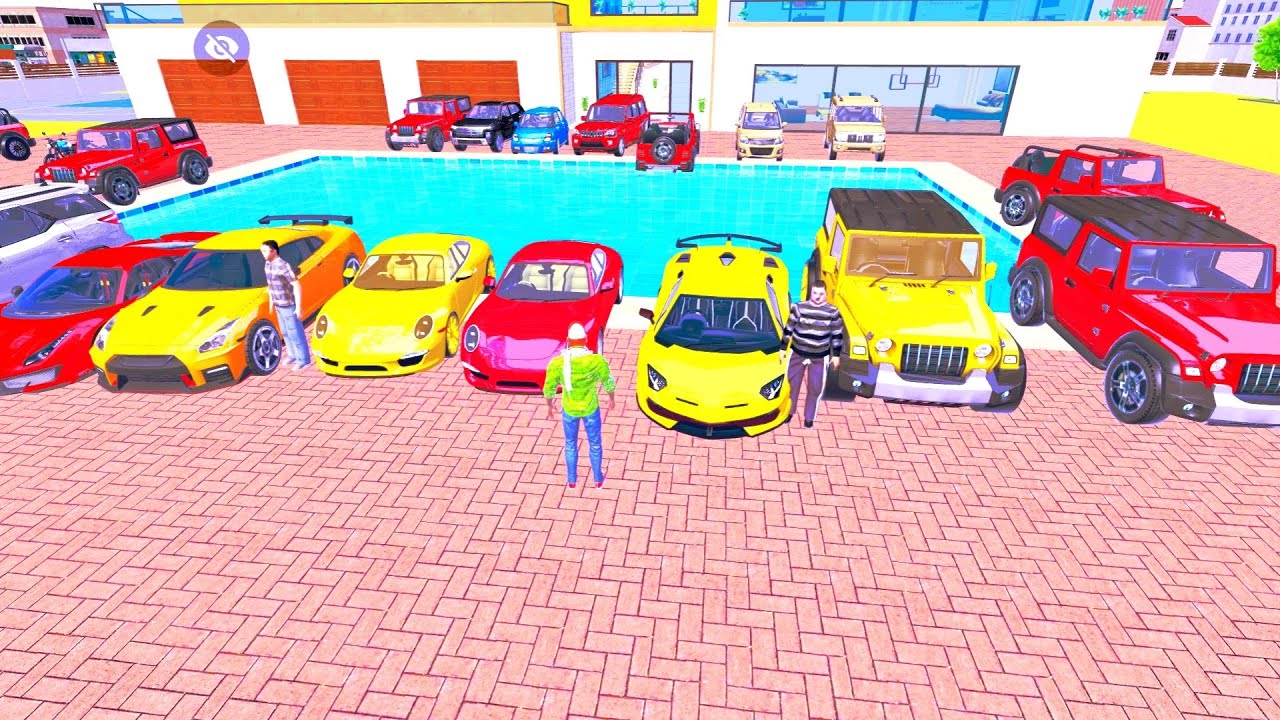Franklin order by 2 super car & Mahindra Golden Thar in Indian Theft Auto simulator A