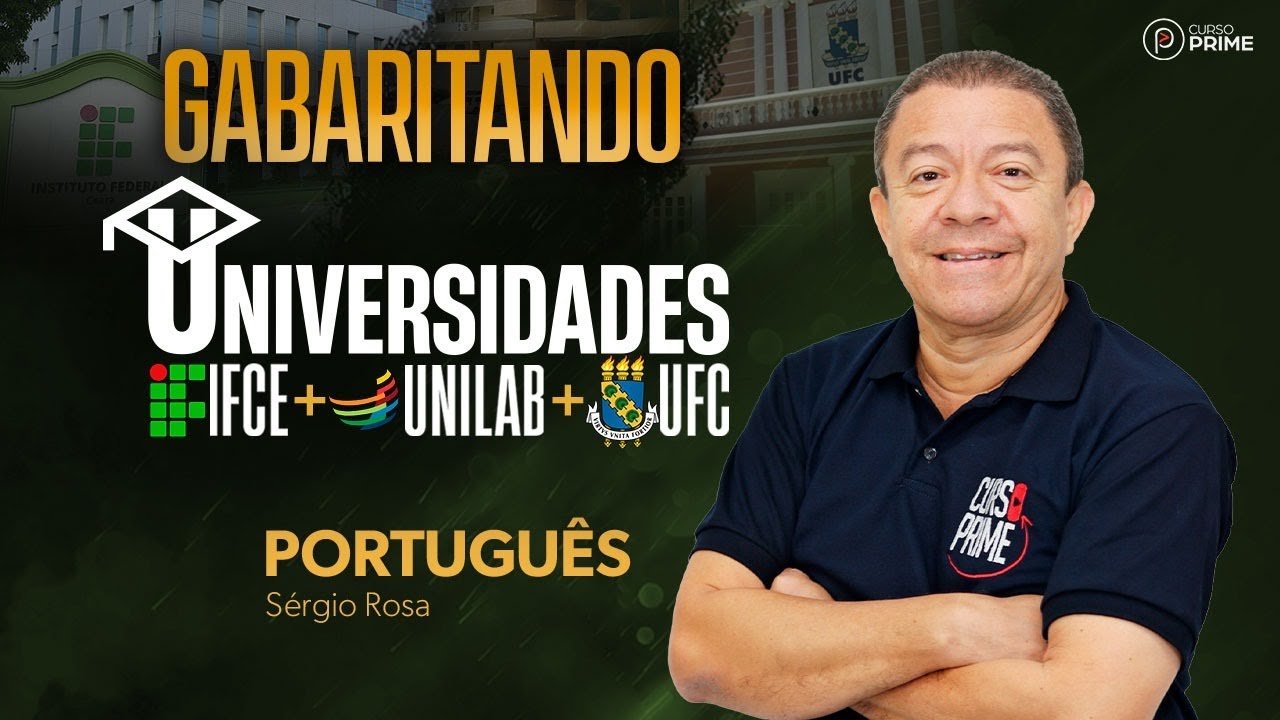 GABARITANDO UNIVERSIDADES | PORTUGUÊS | PROF. SÉRGIO ROSA