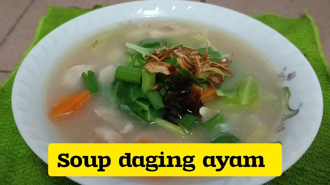 Soup daging ayam ‼️ musim dingin enaknya makn yang hangat @sayidahvlogs