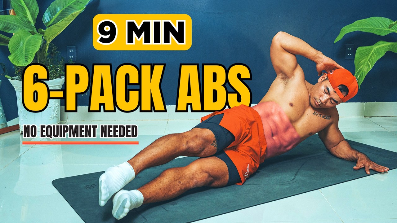 9 Minute Belly Fat Loss and Get 6 Packs ABS Workout💥🔥#exercise #gym #workout