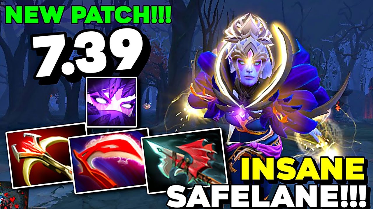 NEW PATCH 7.39 TEMPLAR ASSASSIN Safelane Insane Damage Just one Hit Enemies - Dota 2