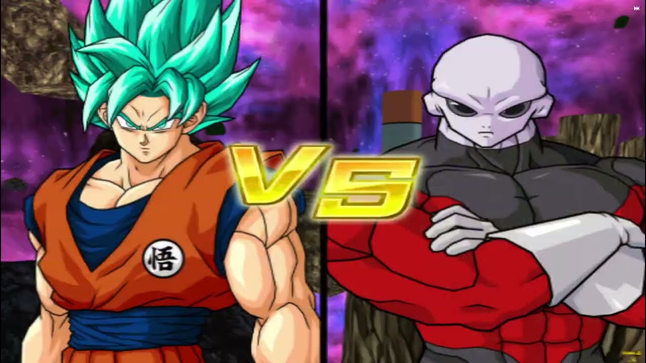 DBZ Budokai Tenkaichi 3 (Goku Super Sayian Blue VS Jiren)