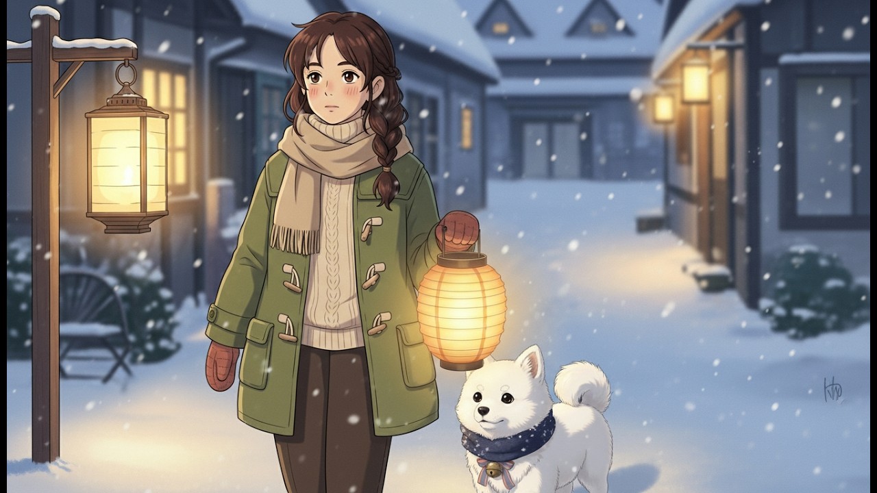Snowy Night Lantern Walke | Warm Lanterns Simplenest