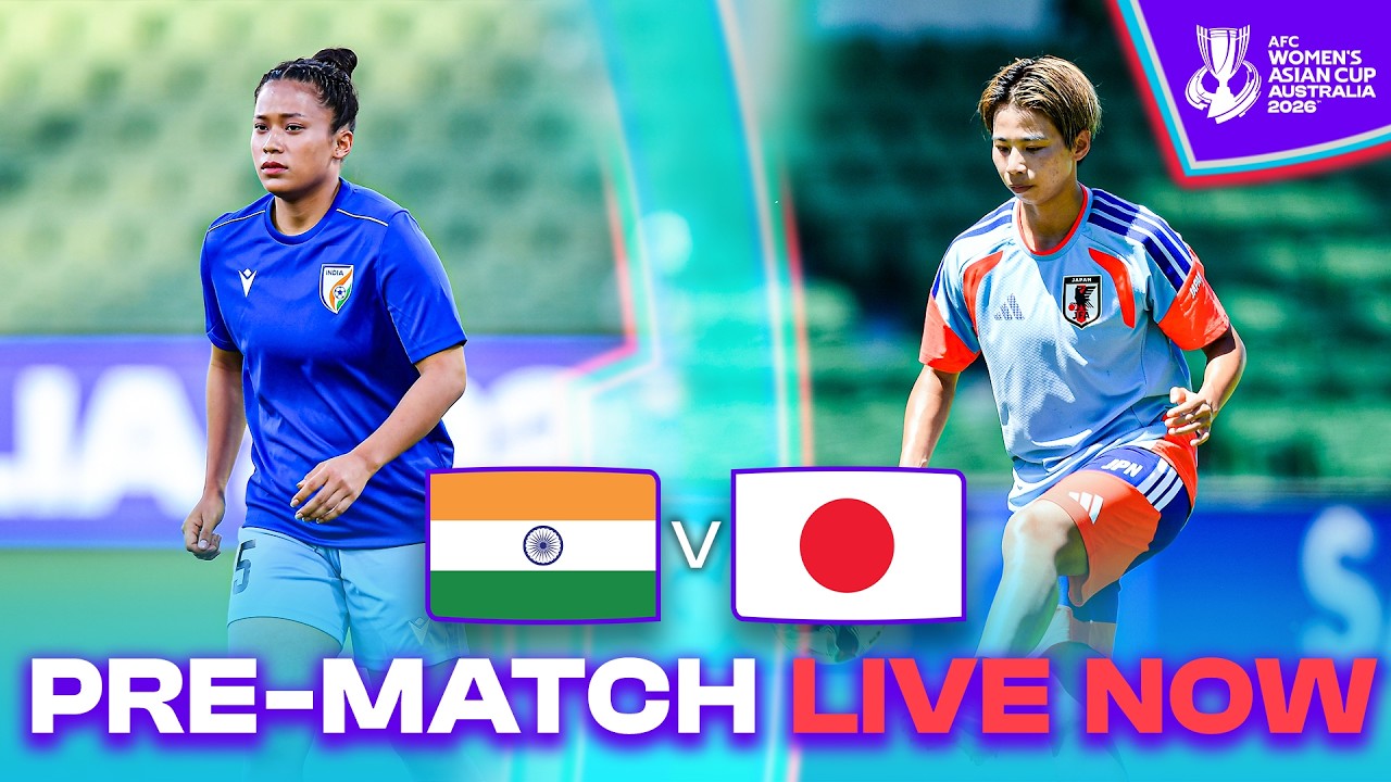 🔴 India vs Japan – Get Ready for Action! | PRE-MATCH | AFC Women's Asian Cup™ 2026