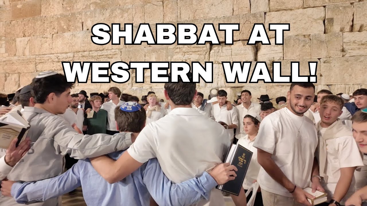 NEVER SEEN BEFORE ! Shabbat Celebrations at the Western Wall