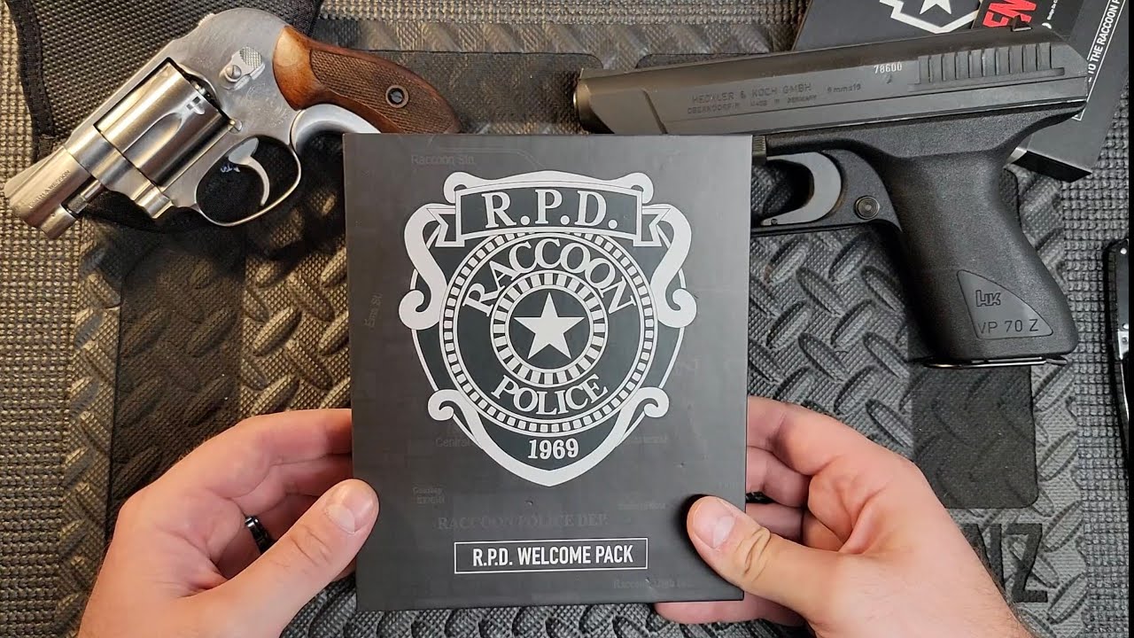 Resident Evil 2 RPD Welcome Pack Unboxing featuring the SLS 60 and Matilda HK VP70