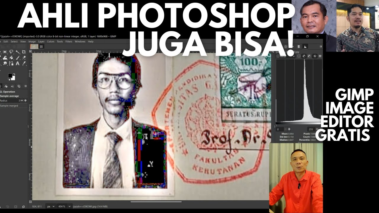 🔴AHLI POLDA METRO JAYA PAKAI APPS SEJENIS PHOTOSHOP, GIMP IMAGE MANIPULATION TUDUH RRT EDIT!