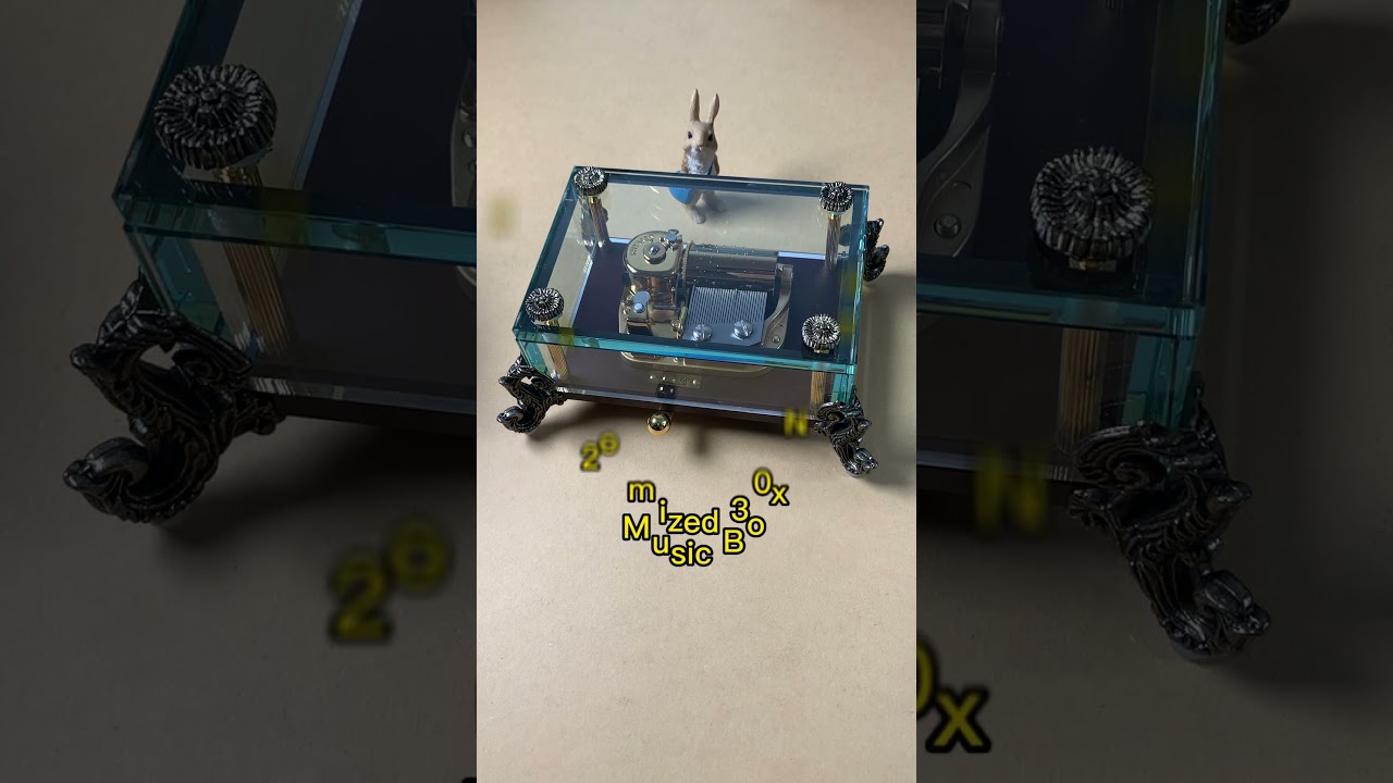 Customized 30Note Fable 2 Music Box Theme Glass Music Box