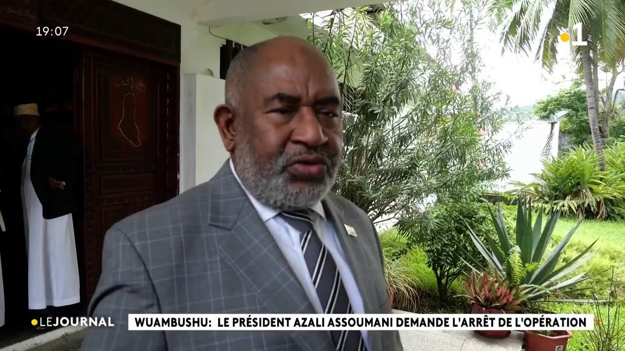 Wuambushu : le président Azali Assoumani demande l'arrêt de l'opération