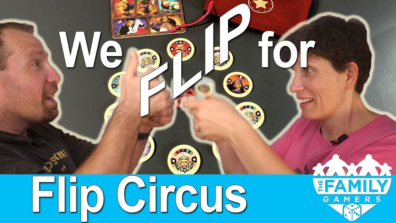 Flip Circus - a board game review of memory and deduction