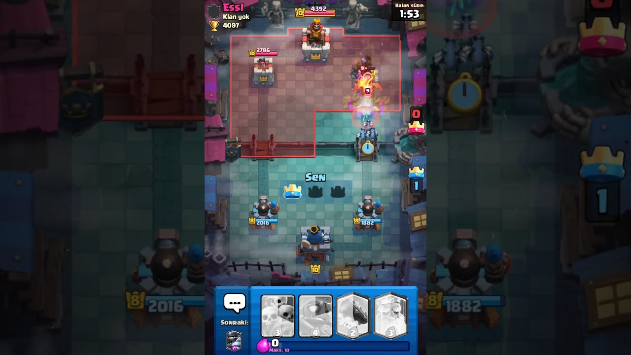 Clash Royale oynuyoruz.@banyo_terliği