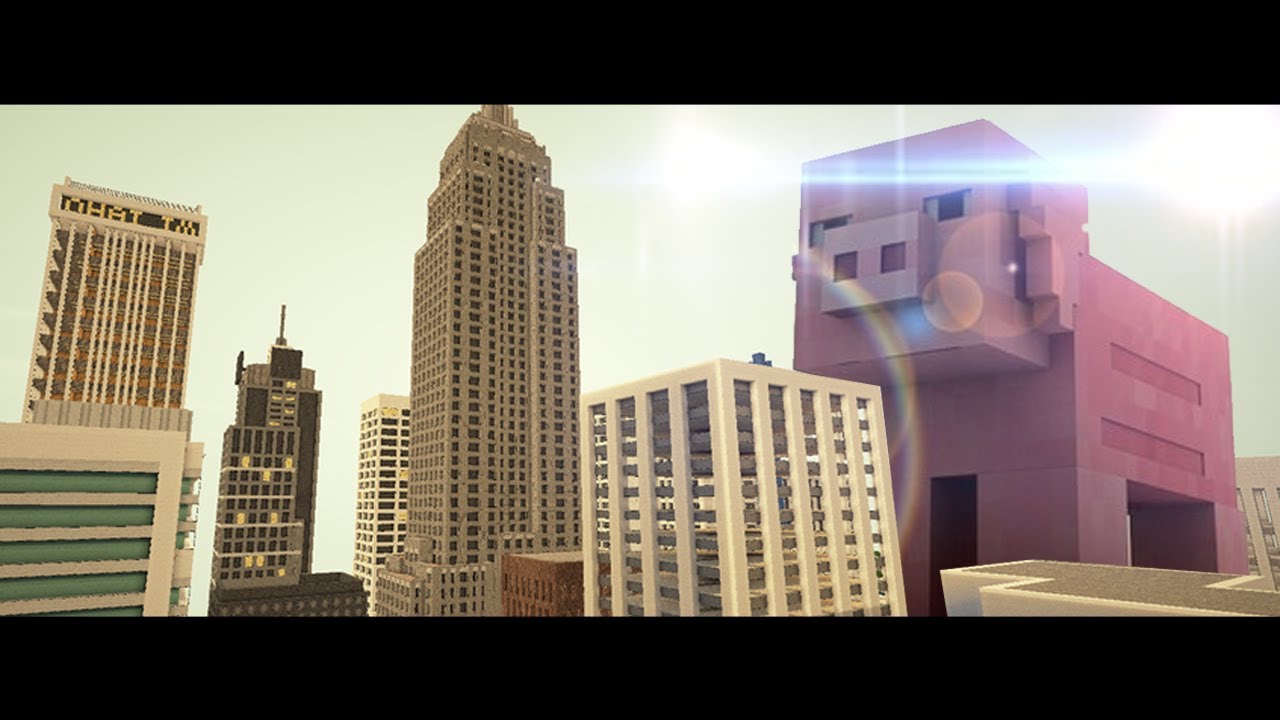 Minecraft » PIGZILLA - Godzilla Movie Parody - Mod Showcase + Machinima