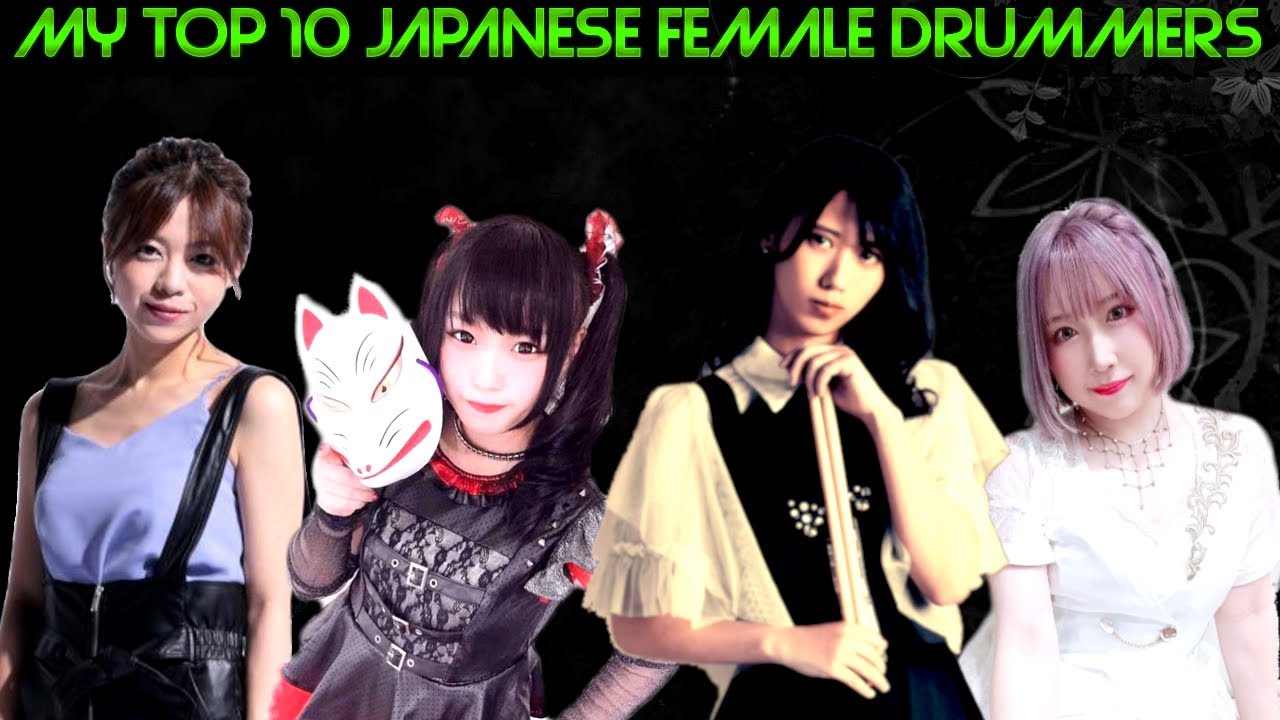 Japanese Female Rock Metal Band Drummers - My Favourite 10