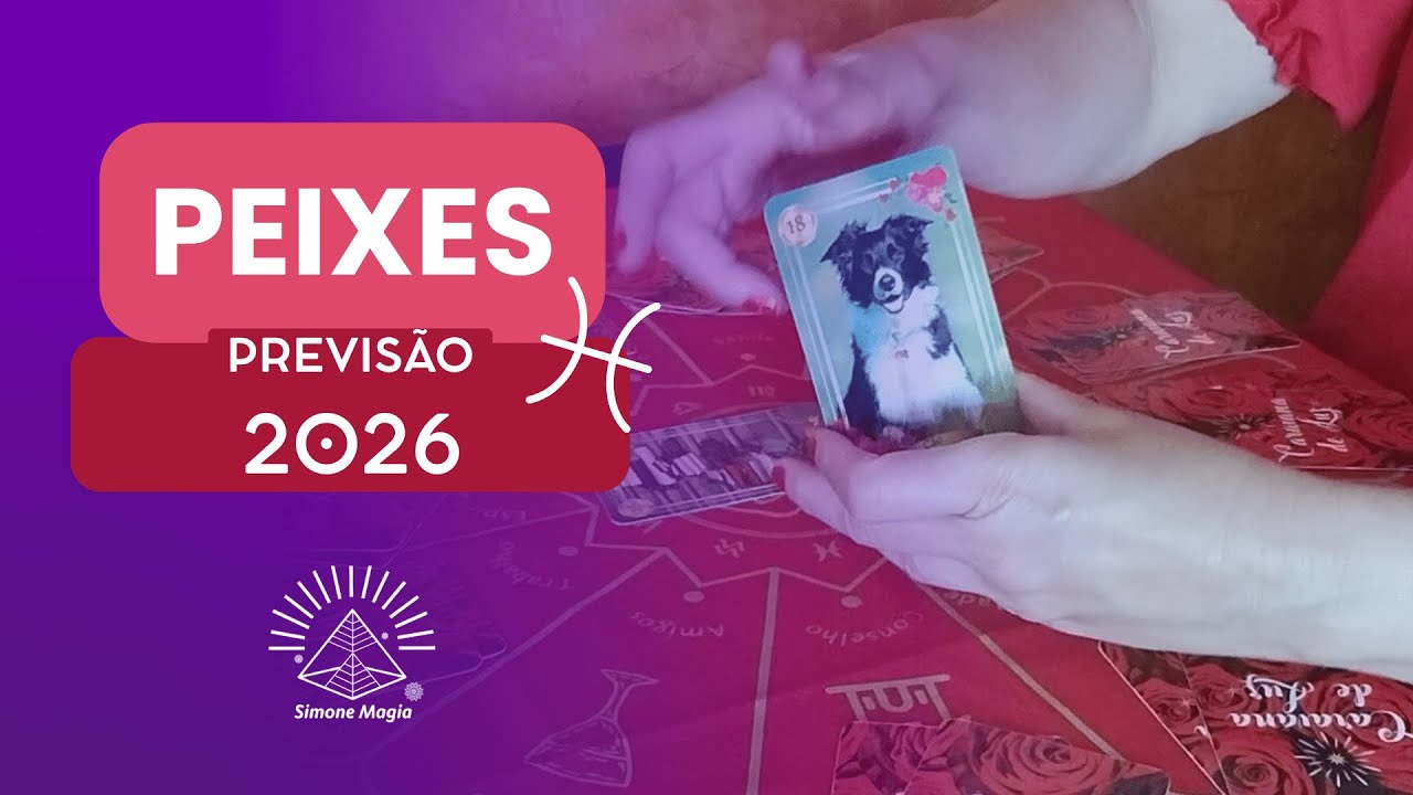 Mandala com previsões 2026 - Para todas as áreas do signo de PEIXES ♓