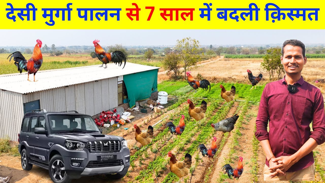 गांव में रहकर कमाता हूँ लाखो I Desi Murga I Murga Farm