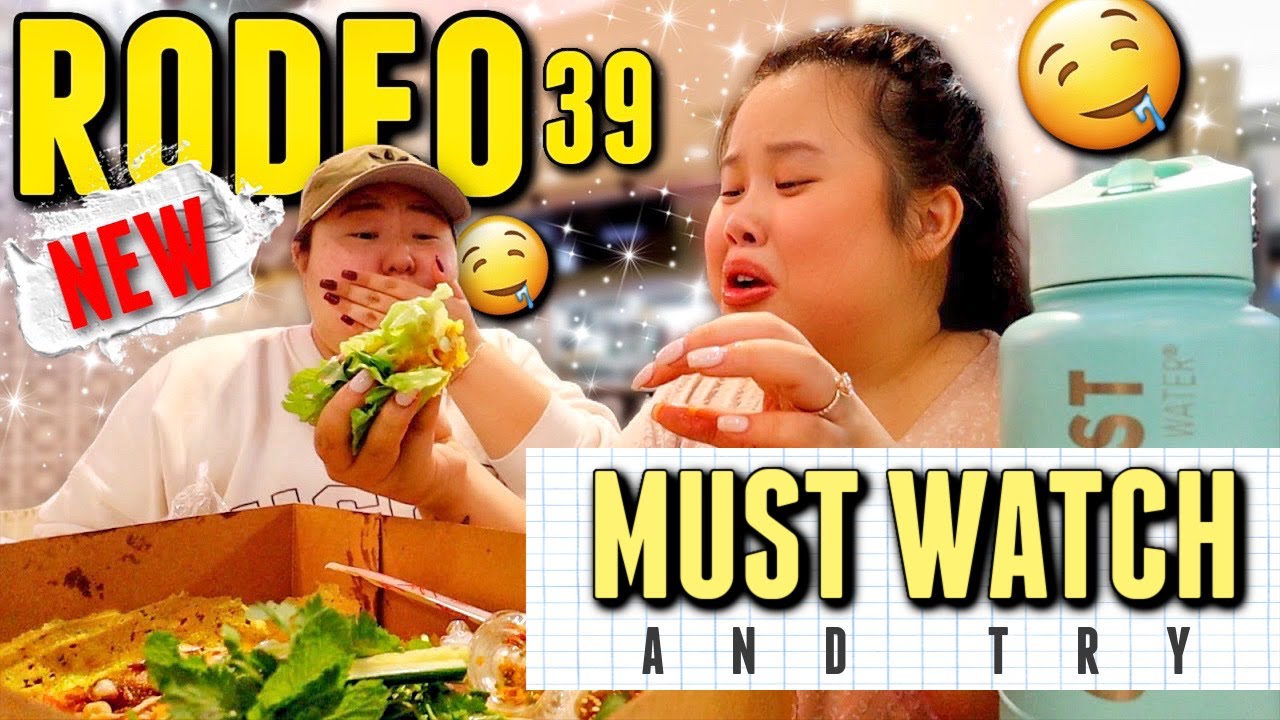 NEW! FOOD PUBLIC MARKET "RODEO 39" + STEAK + BOBA + BÁNH XÈO MUKBANG 먹방 EATING SHOW! *MUST WATCH!!!*
