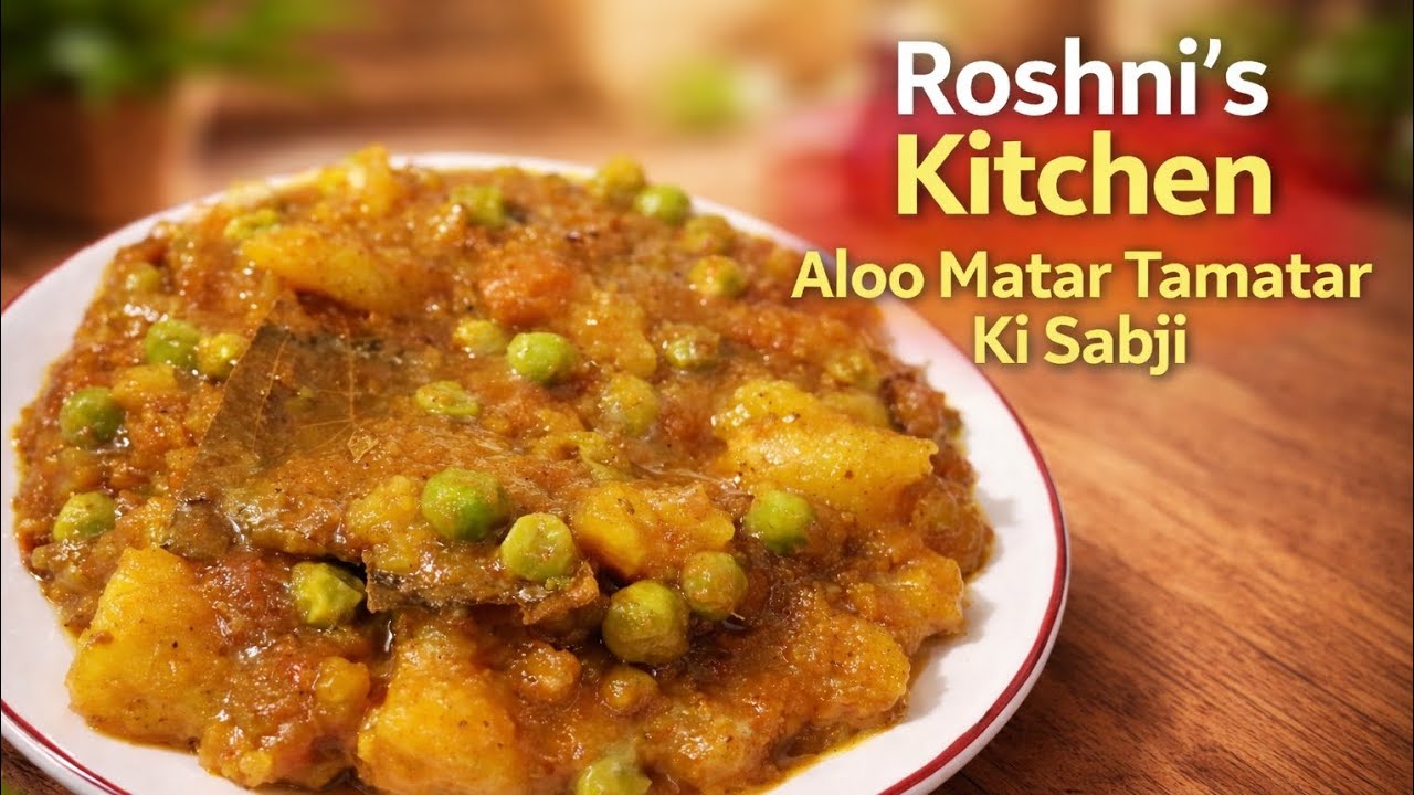 Aalu Matar Tamatar Recipe  Without Onion Garlic #viral #easy #homemade #food #youtube 