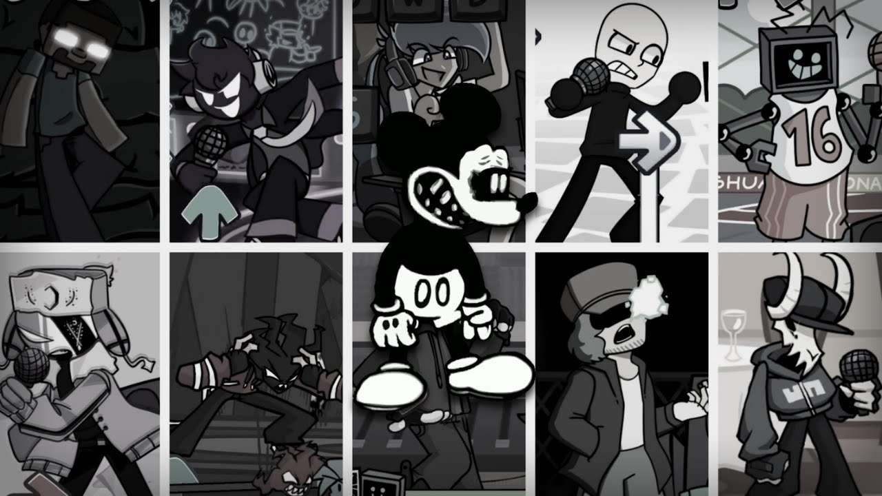 Really Happy, But Everyone Sings It 🎶 (FNF Really Happy But Different Characters Sing It)