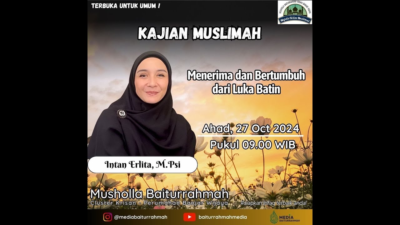 Menerima  dan  Bertumbuh  dari  Luka  Batin (Intan Erlita, M.Psi)