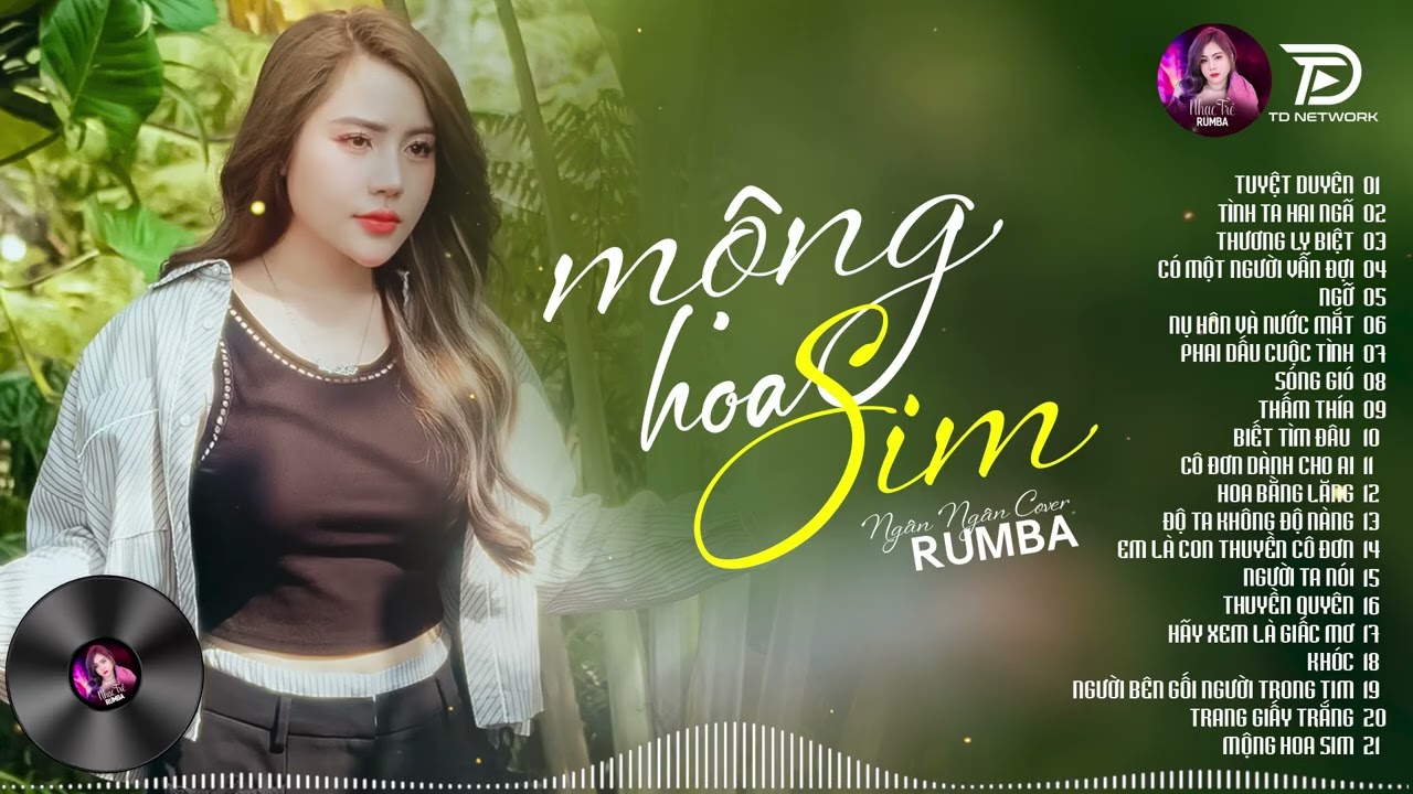 MỘNG HOA SIM, THƯƠNG LY BIỆT - ALBUM RUMBA XUẤT SẮC NHẤT 2025 - NGÂN NGÂN COVER CỰC HÓT