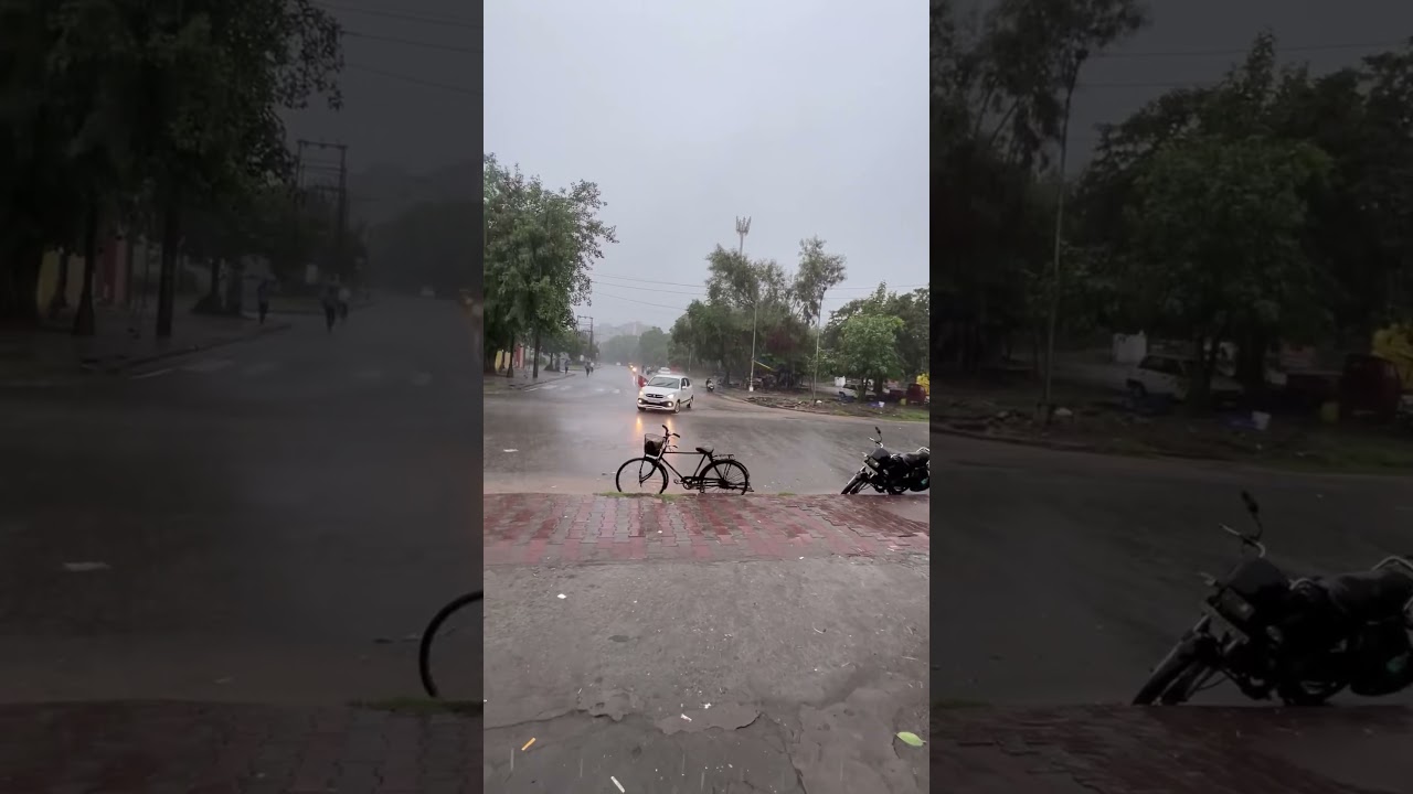 Heavy rain in Chandigarh | #shorts #short #mydreamvlogs