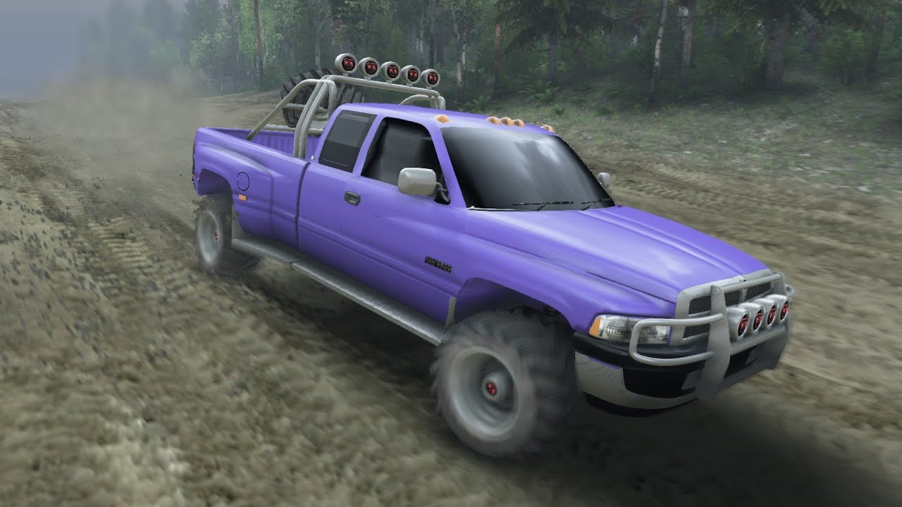 SpinTires обзор мода ( Dodge ram 3500 ) Самая быстрая тачка в игре!