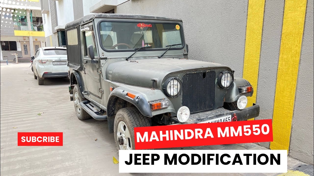 Mahindra jeep modification  Mahindra JEEP Takes a WILD Modification Ride! Mahindra MM550