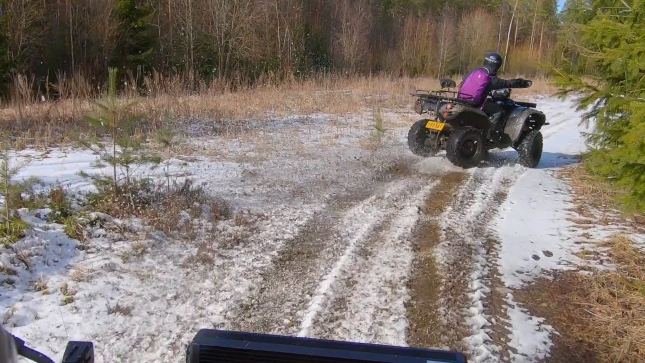 Atv day in the woods 🌲☀️