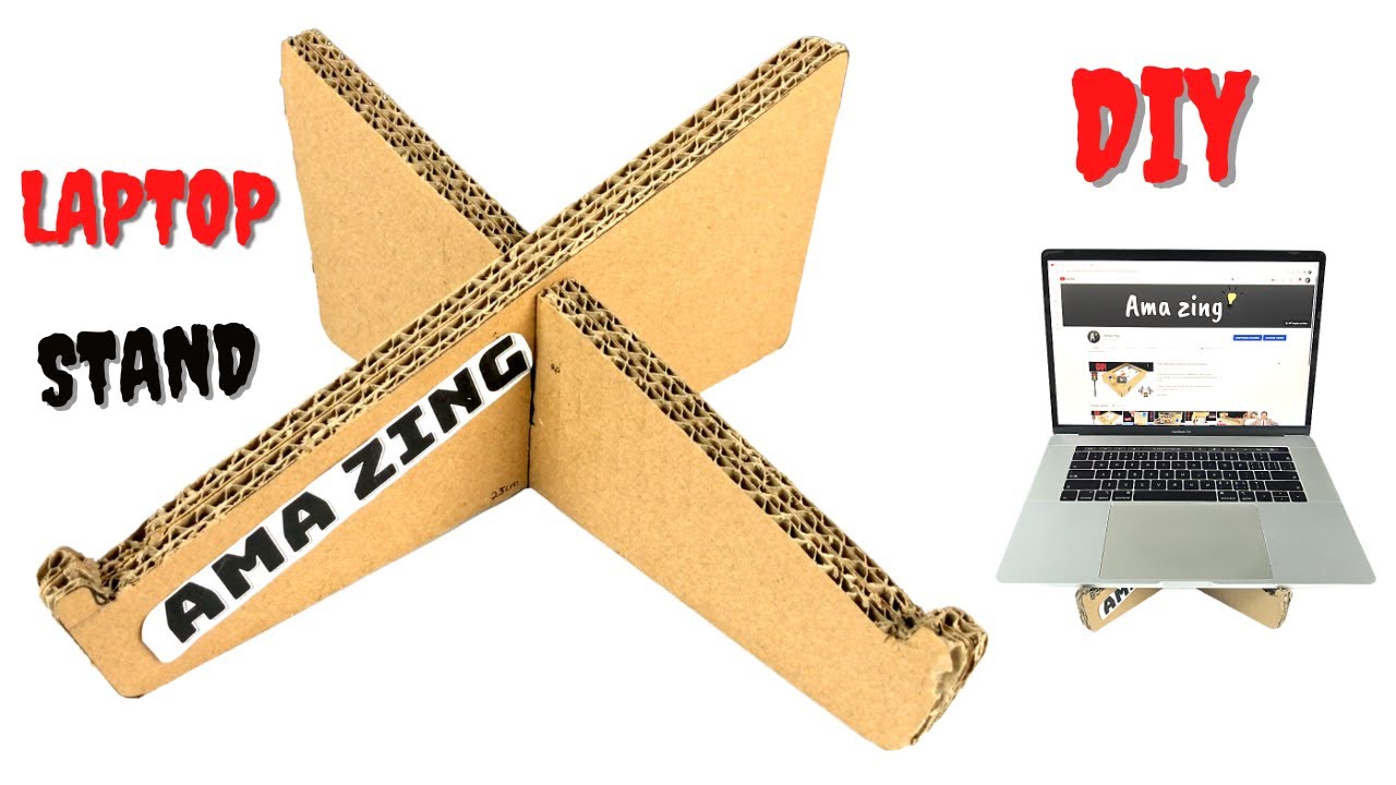 How to Make a Cardboard Laptop Stand | Durable & Budget-Friendly DIY
