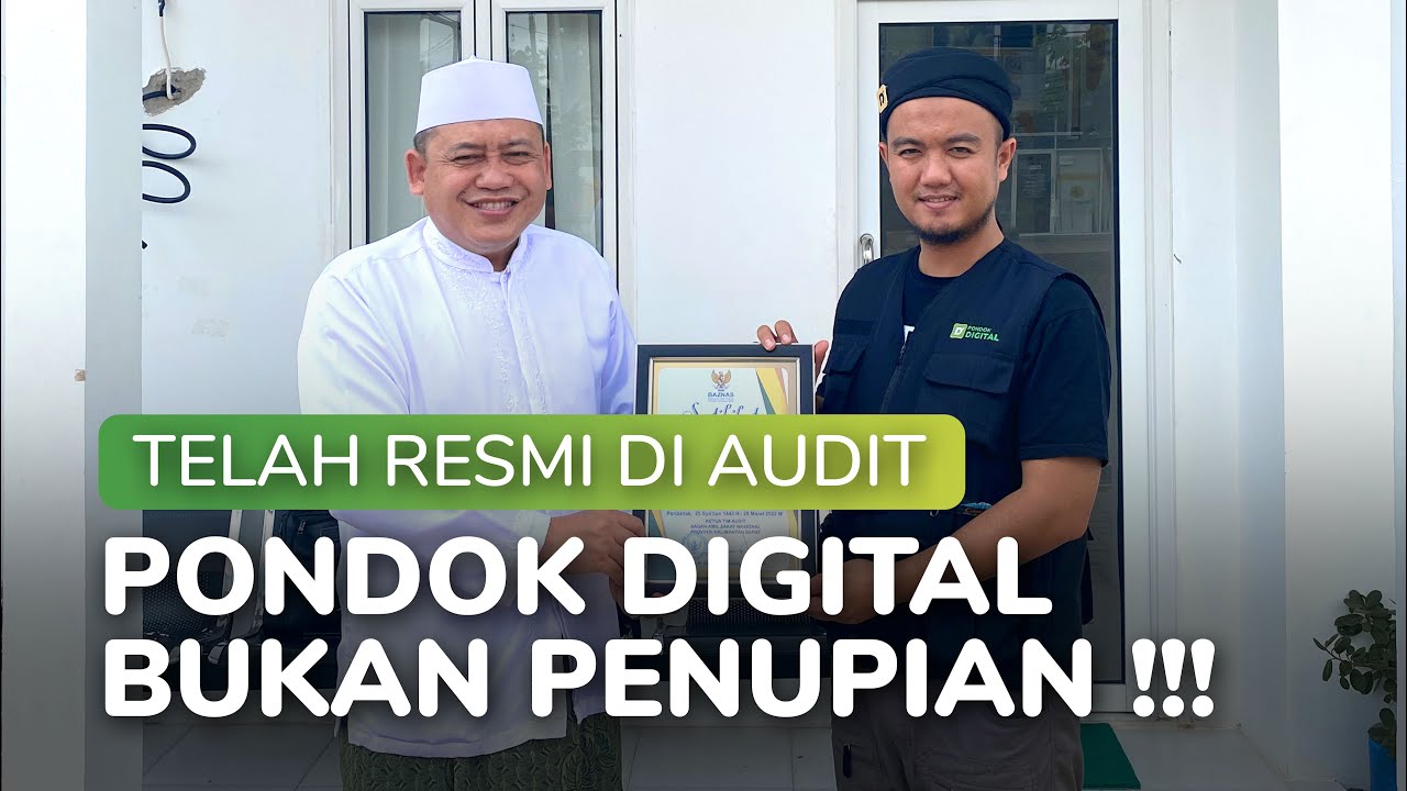 Pondok Digital di Audit BAZNAS !! Bagaimana hasilnya?? Pondok Digital Penipuan?