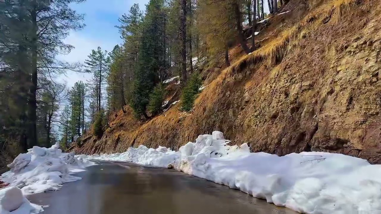 Snowfall #kashmir 