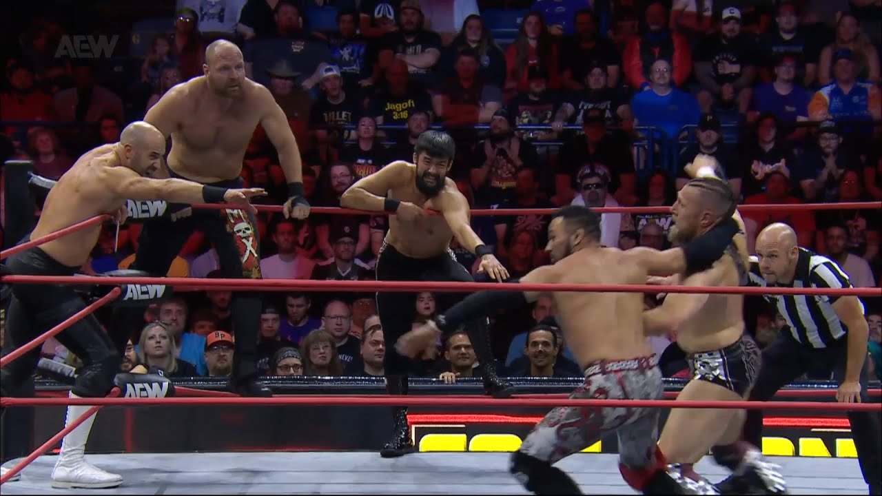 Blackpool Combat Club vs Lio Rush, Rocky Romero, TMDK AEW Collision Jun 15 2024 Full Match Part 1