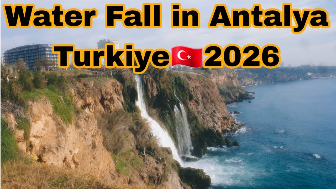 Waterfall In Antalya Turkiye [4K HDR 60fps. #GUIDE. #TRAVEL. #Visitors. #Turkiye