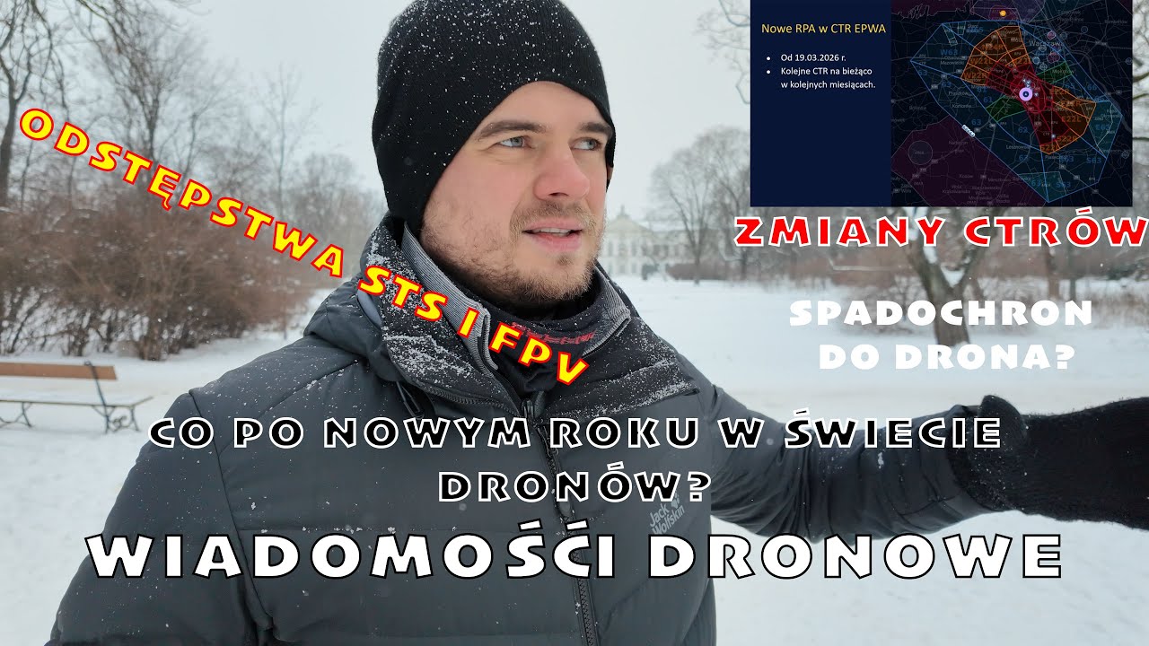 CO NOWEGO W ŚWIECIE DRONÓW W 2026? Ban DJI, odstępstwa, zmiany w CTRach | Wiadomości dronowe