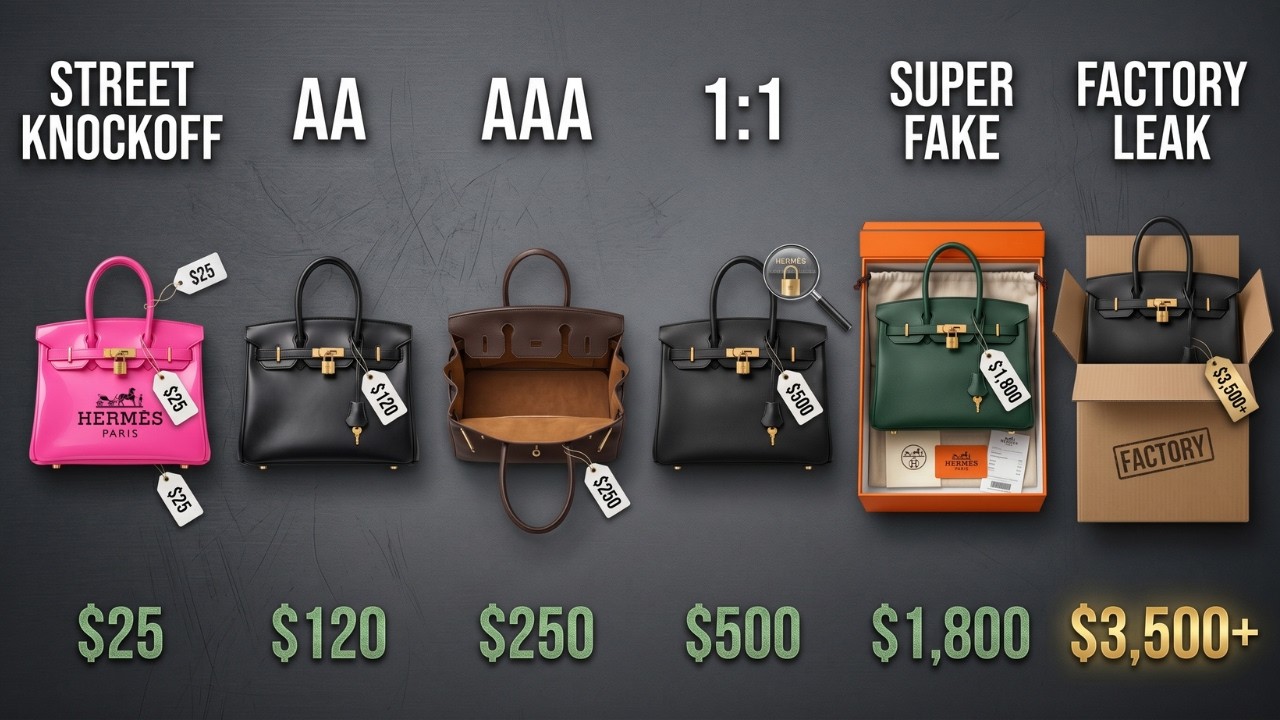 Every Luxury Counterfeit Level Explained