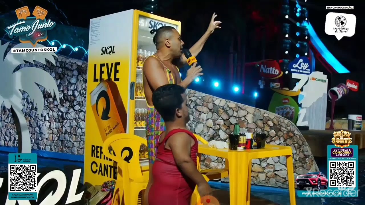Tirulipa na Live do Xand e Wesley safad&atilde;o