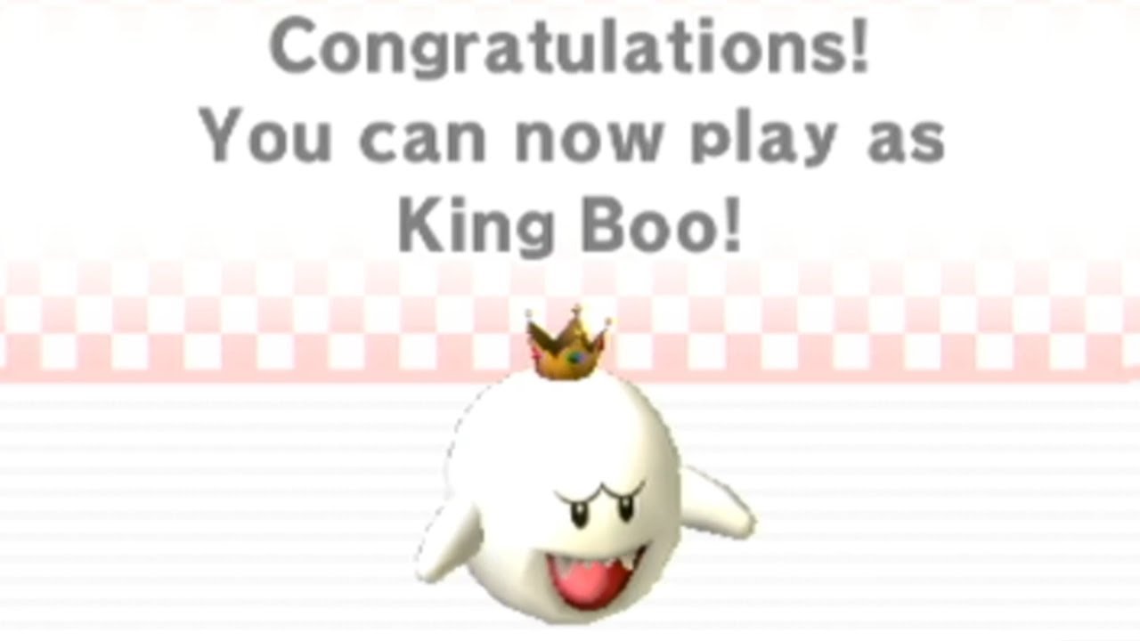 How to Unlock King Boo in Mario Kart Wii