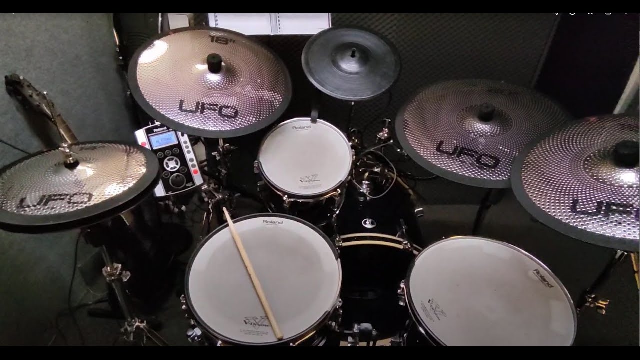 DIY metallic electronic cymbals + choke