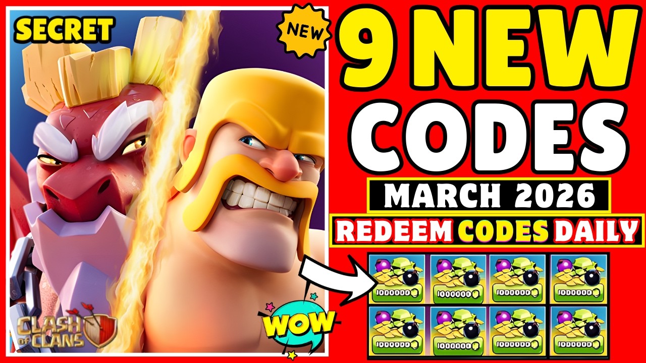 MARCH NEW CODES* CLASH OF CLANS REDEEM CODES 2025-CLASH OF CLANS CODES 2025-CLASH OF CLANS CODES