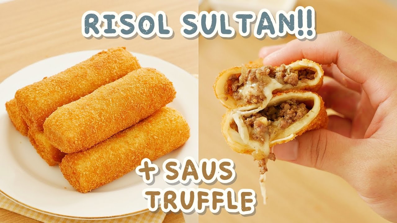 Bikin Sendiri RISOL SULTAN!! RISOLES WAGYU + Saus Truffle!! LEBIH PUAS!!