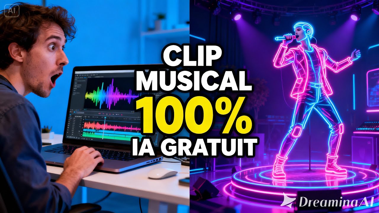 J’AI CRÉÉ UN CLIP MUSICAL 100% IA, GRATUIT ET SANS CAMÉRA !