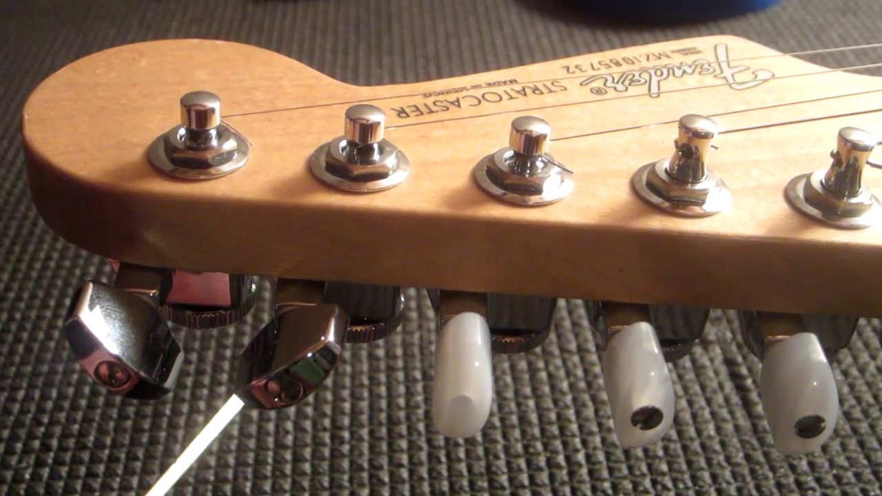 Changing the Tuner Buttons on a MIM Strat